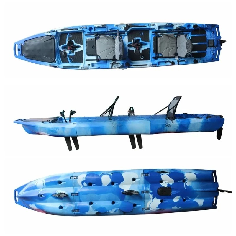 Fishing Kayak Sit In - 2인승 시트온탑 모듈식 페달 및 전동