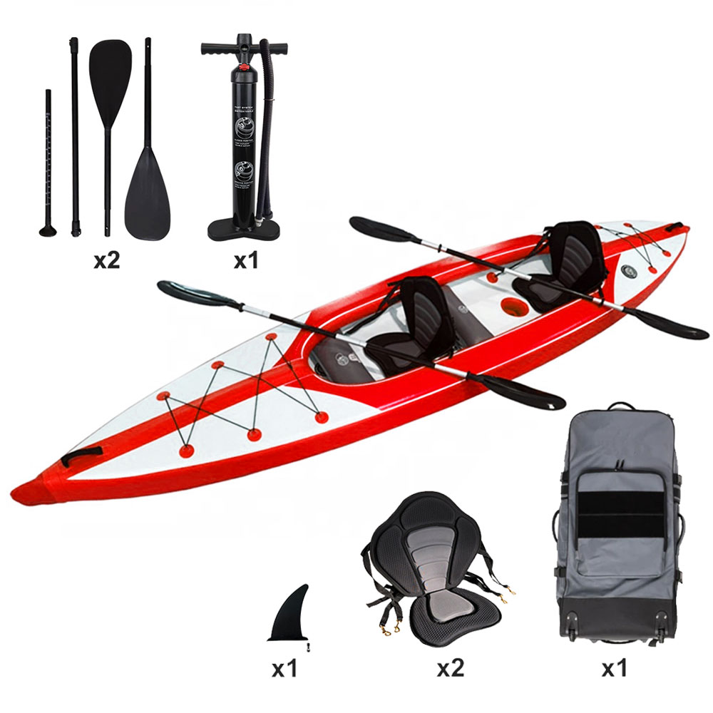 Fishing Kayak Sit In - 2인용 드롭스티치 풍선 낚시 카약 공장