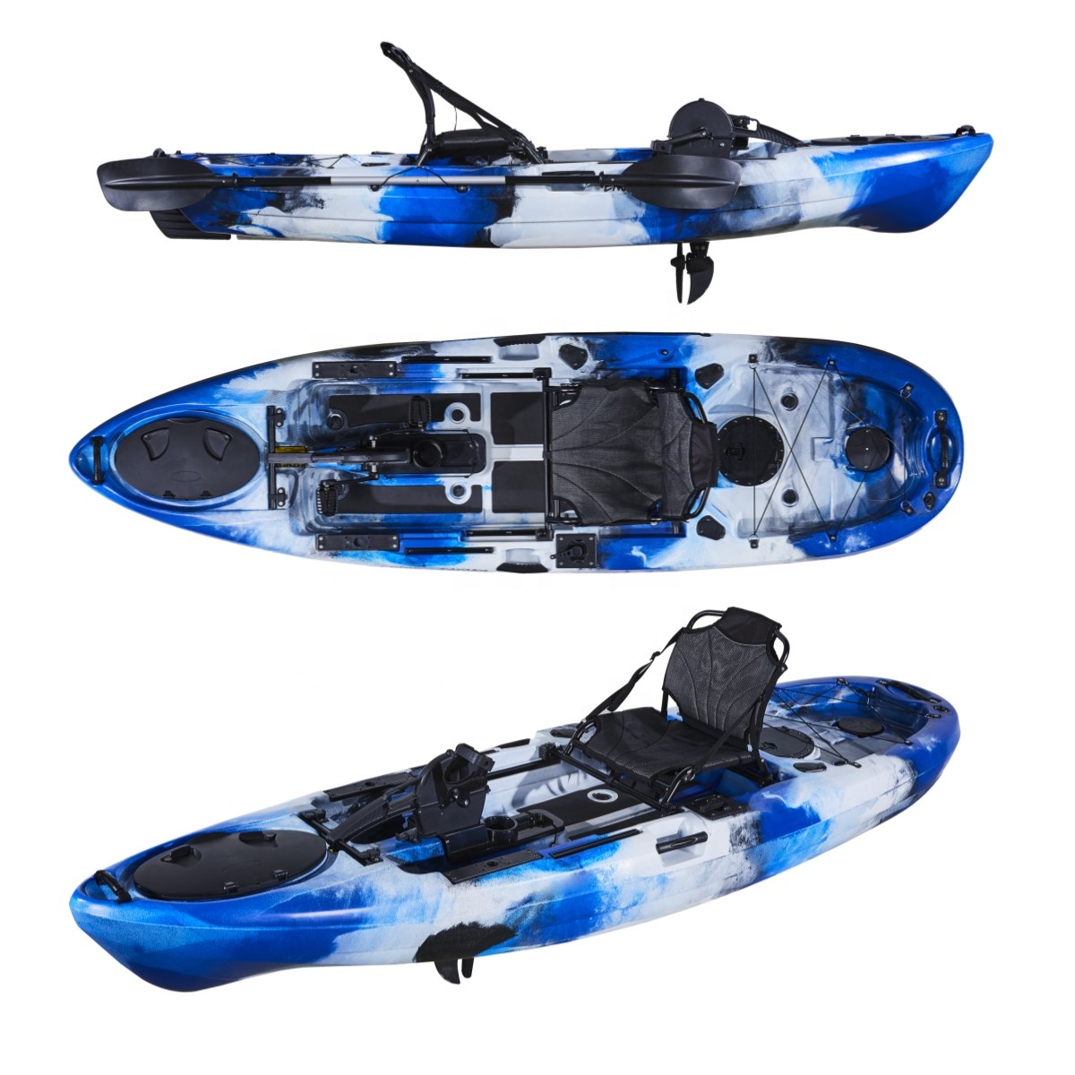Fishing Kayak Pedal Drive - 야외 놀이용 플라스틱 카누, 클래식 페달,