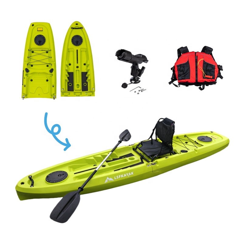Fishing Kayak Sit On Top - LSF 노벨 3.3미터 11피트 분리형 싯온탑