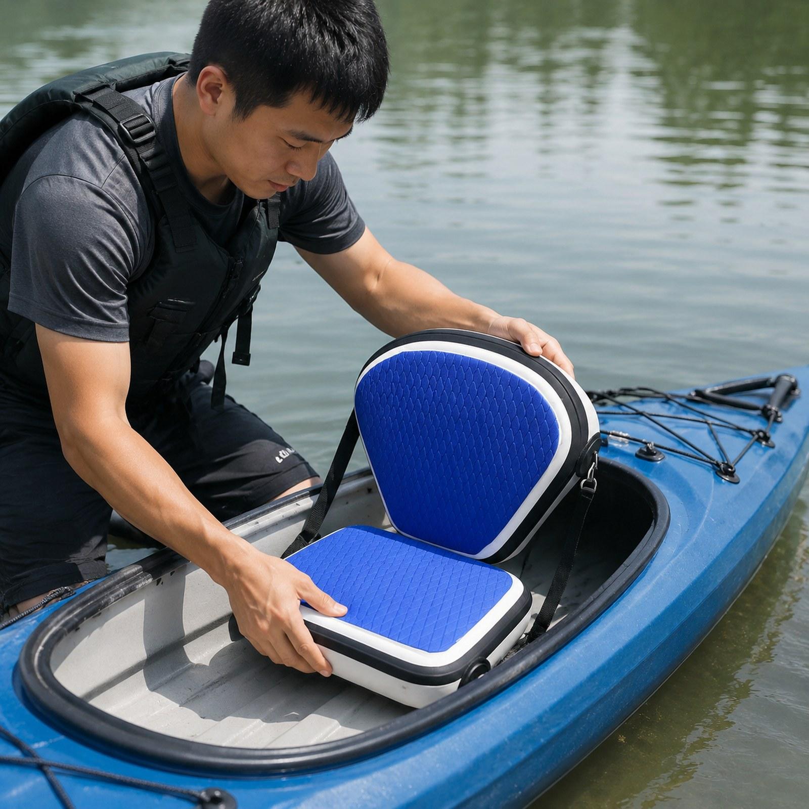 조절 가능한 PVC 카약 시트 풍선 보트 의자 인체공학 - Fishing Kayak Seat 리뷰 및 가격