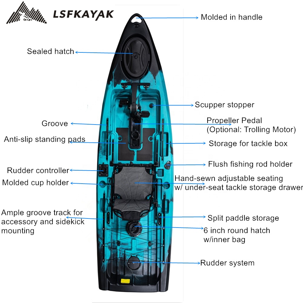 최고의 낚시 보트 2024, 로토몰딩 페달 드라이브,  - Fishing Kayak Pedal Drive 리뷰 및 가격
