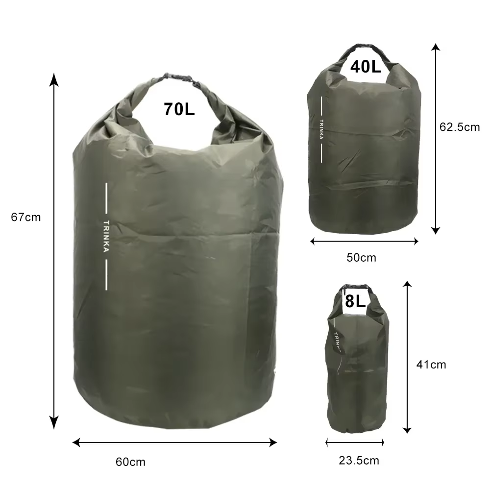 8L 40L 70L 롤탑 방수 드라이 백 캠핑용 휴대용 - Fishing Kayak Storage Bag 리뷰 및 가격