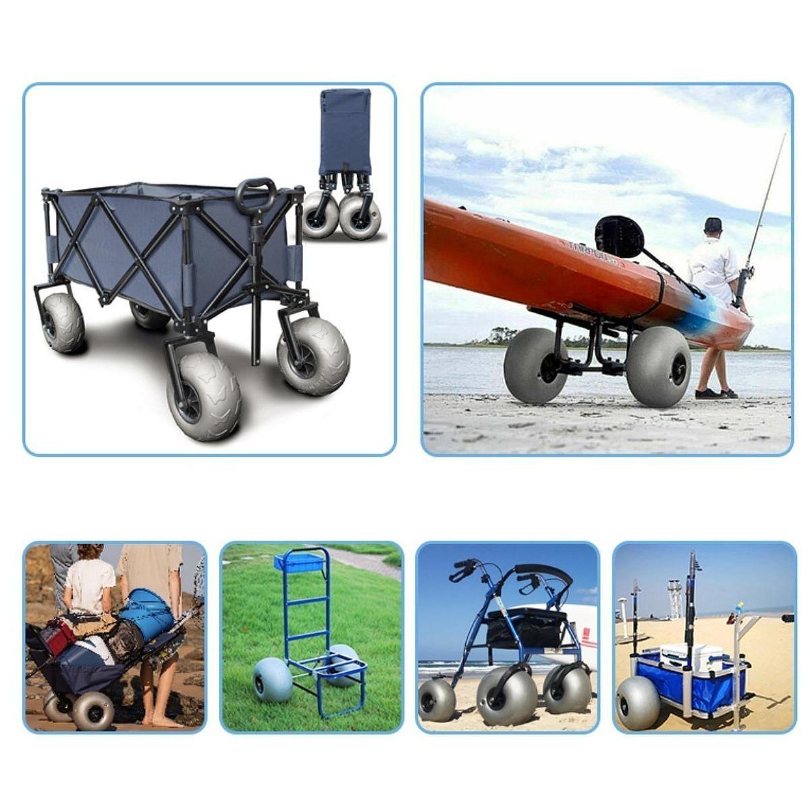 16인치 풍선 바퀴 교체용 헤비 듀티 타이어 (비치 웨 - Fishing Kayak Cart 리뷰 및 가격