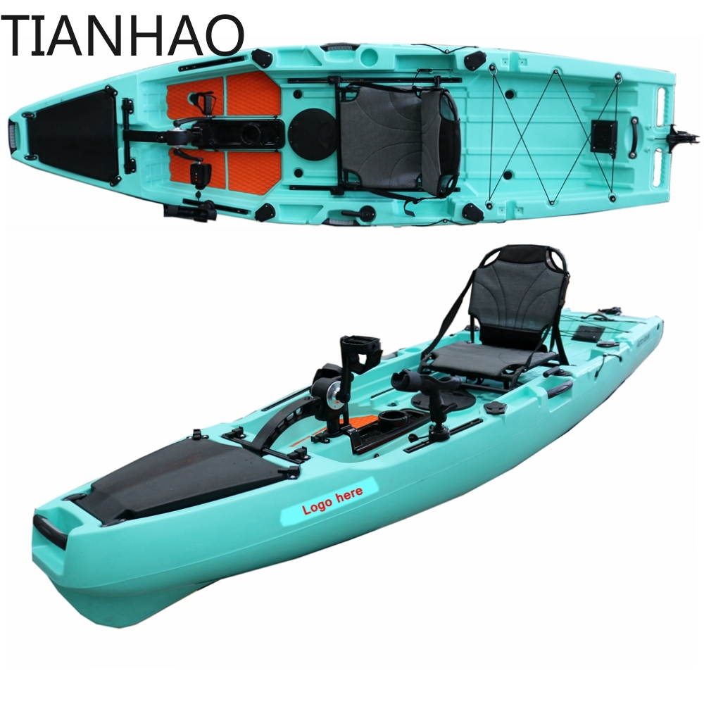 프로펠러 페달 드라이브가 있는 회전식 카약 플라스틱 카 - Fishing Kayak Pedal Drive 리뷰 및 가격