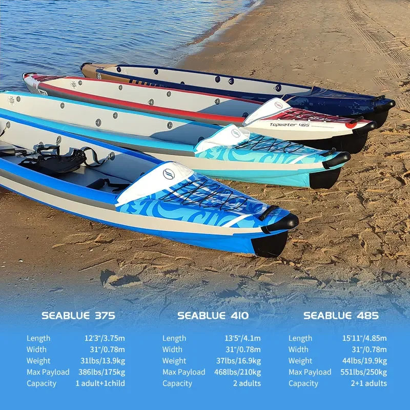 2025년 인기 신상품 트렌디한 인플레이터블 카약 드롭 - Fishing Kayak Sit In 리뷰 및 가격